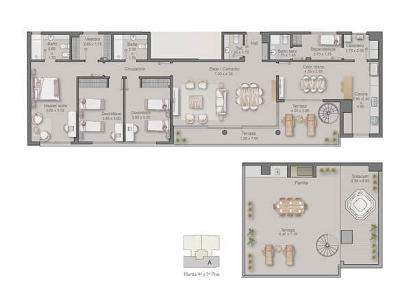 TownHouse-Asunción-penthouse